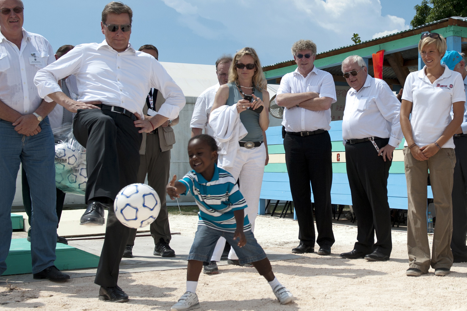 Außenminister Westerwelle besucht Haiti
