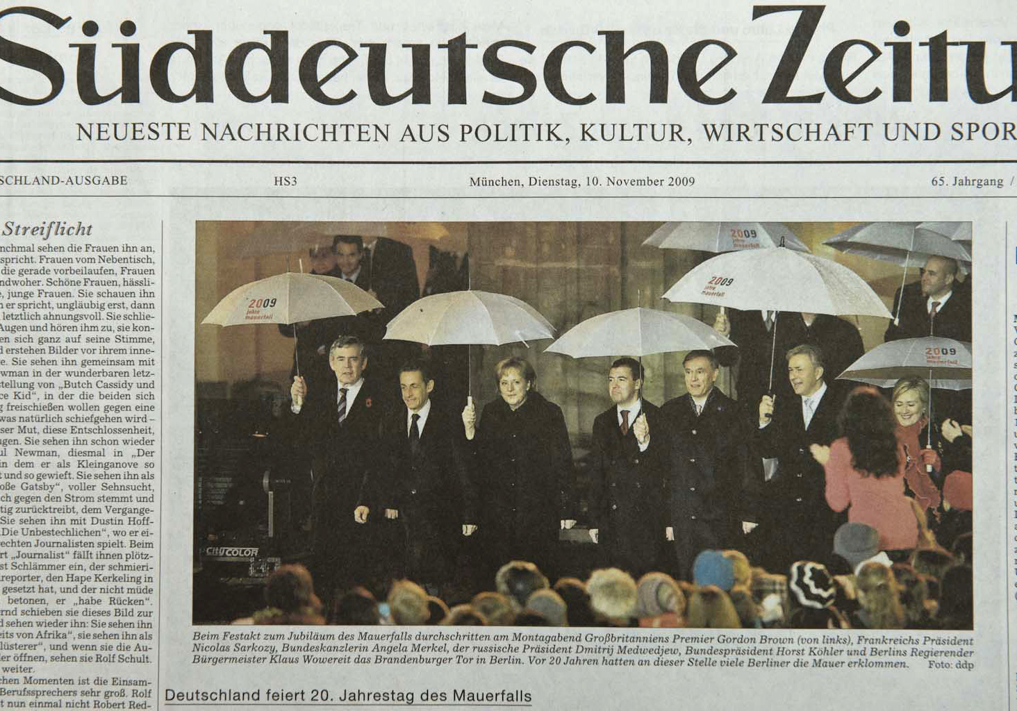 Süddeutsche Zeitung, 19.10.09