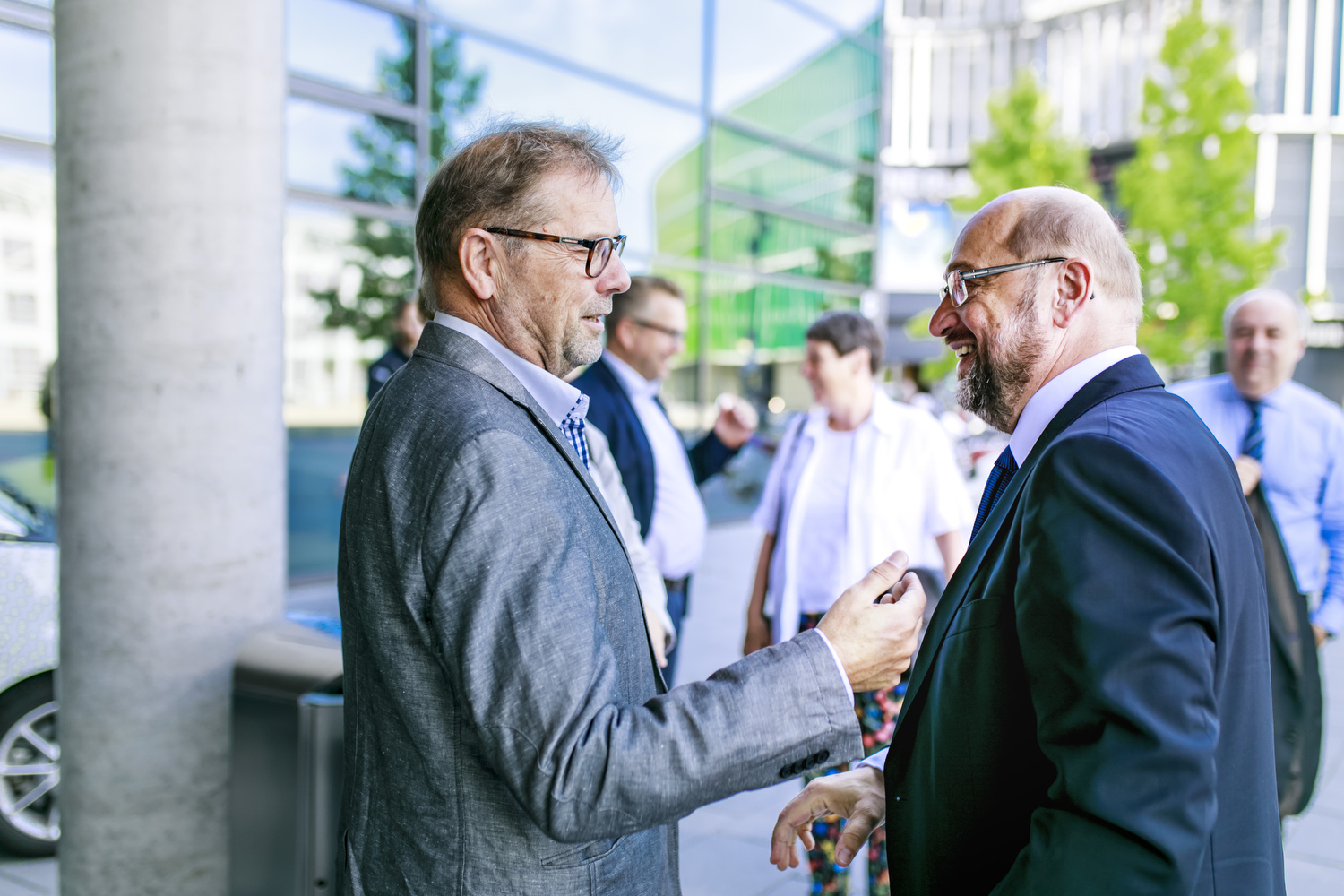 Martin Schulz trifft Betriebsraete der Automobilindustrie